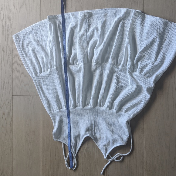 H&M white summer dress. Size small. - Picture 8 of 9